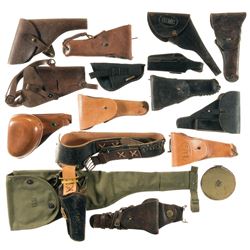 Lot of Primarily U.S. Holsters and Related Items