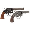 Image 2 : Two Colt Double Action Revolvers -A) U.S. Colt Model 1917 Revolver Converted to 357 Magnum