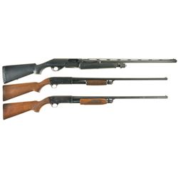 Three Slide Action Shotguns -A) Benelli Nova Field Shotgun