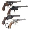 Image 2 : Four Double Action Revolvers -A) Smith & Wesson Model of 1917 45 Hand Ejector Revolver
