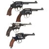 Image 2 : Four Double Action Revolvers -A) Smith & Wesson Model 1905 Military & Police 4th Change Revolver