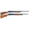 Image 1 : Two Sporting Slide Action Shotguns -A) Stevens Shotgun