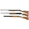 Image 2 : Three Shotguns -A) Winchester Model 97 Slide Action Shotgun