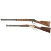 Image 2 : Collector's Lot of Two Winchester Commemorative Lever Action Rifles with Boxes -A) Winchester Model 