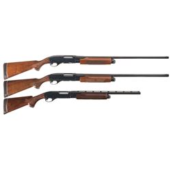 Three Slide Action Remington Shotguns -A) Remington Model 870 Wingmaster Shotgun