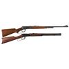Image 1 : Two Winchester Lever Action Long Guns -A) Winchester Model 64 Rifle