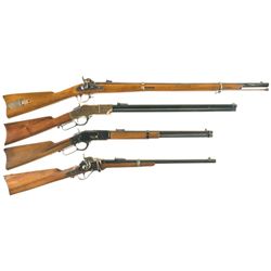 Four Reproduction Long Guns -A) Antonio Zoli Model 1855 Percussion Rifle