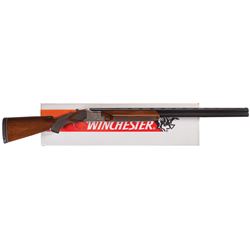 Engraved Winchester Model 101 Pigeon Grade Over/Under Trap Shotgun with Box