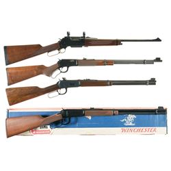 Four Lever Action Rifles -A) Browning Model 81 BLR Rifle