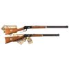 Image 1 : Two Winchester Model 94 Buffalo Bill Commemorative Lever Action Long Guns -A) Winchester Model 94 Bu