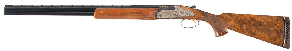 Engraved Weatherby Regency 20 Gauge Over/Under Shotgun
