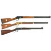 Image 1 : Three Winchester Lever Action Long Guns -A) Winchester Model 94 Buffalo Bill Cody Commemorative Rifl
