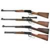 Image 2 : Four Sporting Lever Action Longarms -A) Henry Repeating Arms Model Lever Action .22 Magnum Rifle
