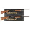 Image 1 : Two Browning Slide Action Shotguns with Boxes -A) Browning Model 42 Shotgun