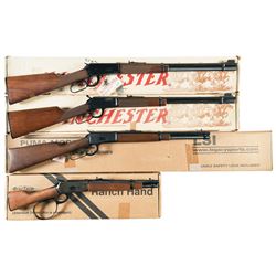 Four Boxed Lever Action Firearms -A) Winchester Model 94 AE Carbine