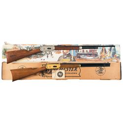 Two Winchester Commemorative Lever Action Carbines with Boxes -A) Winchester Model 94 Canadian Pacif