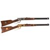 Image 1 : Two Winchester Lever Action Carbines -A) Winchester Model 94 XTR Ducks Unlimited Carbine