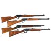 Image 1 : Four Marlin Lever Action Sporting Guns -A) Marlin Model 1894 Saddle Ring Carbine
