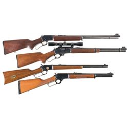Four Marlin Lever Action Sporting Guns -A) Marlin Model 39A Rifle