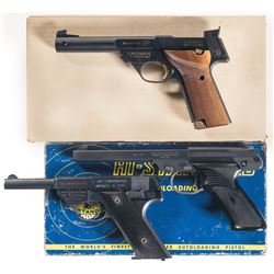 Three High Standard Semi-Automatic Pistols -A) High Standard Supermatic Trophy Model Pistol with Box