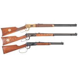 Collector's Lot of Three Special Edition Winchester Model 94 Lever Action Long Guns -A) Winchester M