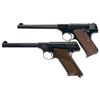 Image 1 : Two Colt Semi-Automatic Sporting Pistols -A) Pre-War Colt First Series Woodsman Pistol