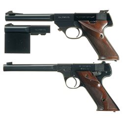 Two High Standard Semi-Automatic Sporting Pistols -A) High Standard Olympic Model Pistol with Extra 