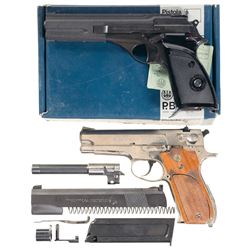 Two Semi-Automatic Pistols and One Colt .22LR Conversion Kit -A) Beretta Model 76 Pistol with Box an