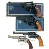 Image 1 : Four Smith & Wesson Double Action Revolvers -A) S&W Model 17 K-22 Masterpiece Revolver with Box