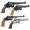 Image 2 : Four Smith & Wesson Double Action Revolvers -A) S&W Model 17 K-22 Masterpiece Revolver with Box
