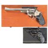 Image 1 : Two Double Action Revolvers -A) Smith & Wesson Model 29-2 Double Action Revolver with Case