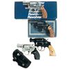 Image 1 : Four Smith & Wesson Double Action Revolvers -A) S&W Model 60-7 Revolver with Box