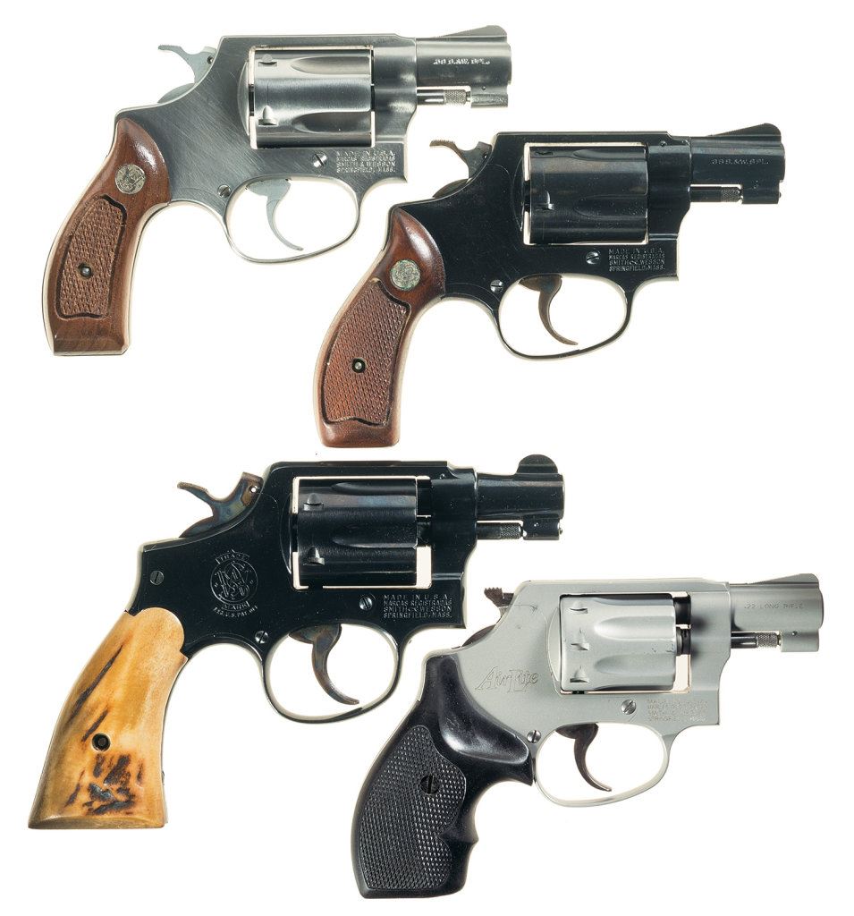 Four Smith & Wesson Double Action Revolvers -A) S&W Model 60-7 Revolver ...