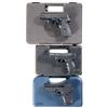 Image 1 : Three Semi-Automatic Pistols with Cases -A) Sig Sauer Model P229 with Box