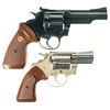 Image 2 : Two Colt Double Action Revolvers -A) Colt Trooper MK III Revolver in 22 Magnum, with Box