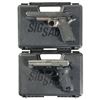 Image 1 : Two Semi-Automatic Pistols with Cases -A) Colt Government Model Pistol