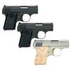 Image 2 : Three Belgian Baby Browning Semi-Automatic Pistols -A) Baby Browning Pistol