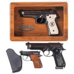 Three Beretta Semi-Automatic Pistols -A) Beretta Model 96 Friends of the N.R.A. Pistol with Case