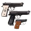 Image 2 : Three Beretta Semi-Automatic Pistols -A) Beretta Model 96 Friends of the N.R.A. Pistol with Case