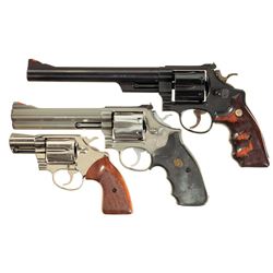 Three Double Action Revolvers -A) Smith & Wesson Model 25-5 Revolver