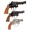 Image 2 : Three Smith & Wesson Double Action Revolvers with Boxes -A) S&W Model 15-3 Revolver