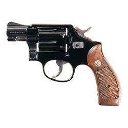 Smith & Wesson Model 12 Air weight Double Action Revolver with Aluminum Cylinder and Early Features