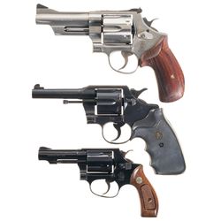 Three Double Action Revolvers -A) Smith & Wesson Model 629-6 "Mountain Gun" Revolver