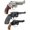 Image 2 : Three Double Action Revolvers -A) Smith & Wesson Model 629-6 "Mountain Gun" Revolver