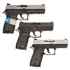 Image 2 : Three Sig Sauer Semi-Automatic Pistols -A) Sig Sauer Model P250 Pistol with Case