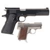 Image 2 : Two Semi-Automatic Sporting Pistols -A) Clark/Colt Super 38 Long Slide Pistol