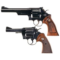 Two Double Action Revolvers -A) Smith & Wesson Model 25-2 Revolver