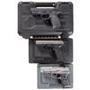 Image 1 : Three Semi-Automatic Pistols with Cases -A) Smith & Wesson Military & Police 40 Pistol