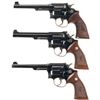 Image 2 : Three Smith & Wesson Double Action Revolvers -A) S&W .38 Hand Ejector Revolver