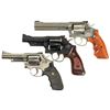 Image 1 : Three Smith & Wesson Double Action Revolvers -A) S&W Model 617 Revolver